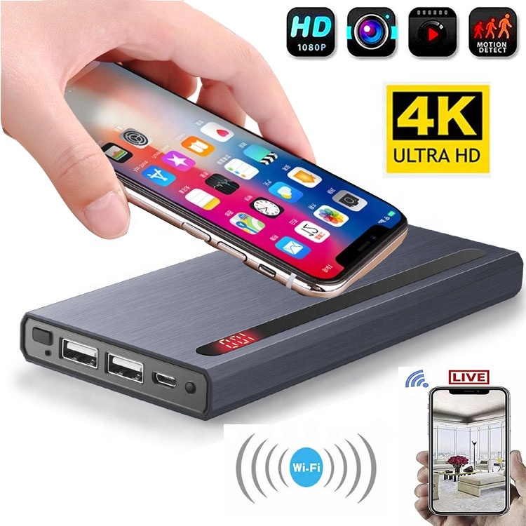 KAMERA CCTV MINI TERSEMBUNYI WIFI CAMERA MINI OUTDOOR HIDDEN CAMERA SPYCAM POWERBANK PENGINTAI KECIL SPY IP CAM PORTABLE TANPA KABEL TERHUBUNG HP PENGINTIP MATA MATA JS154