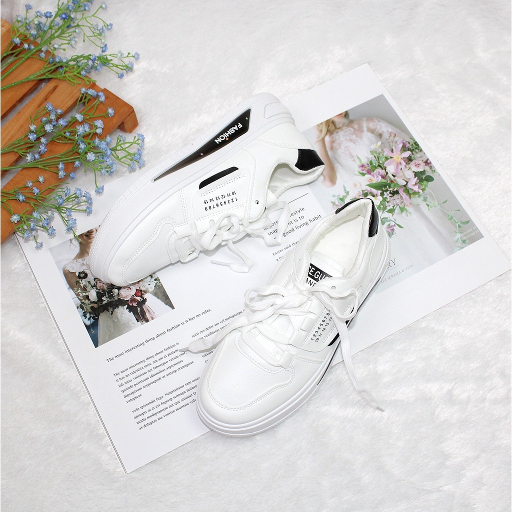 NS2022-07 Free Box Sepatu Sneakers Wanita Import Sepatu Wanita Korea Sepatu Kekinian Sepatu Sneakers Kasual Wanita Trend