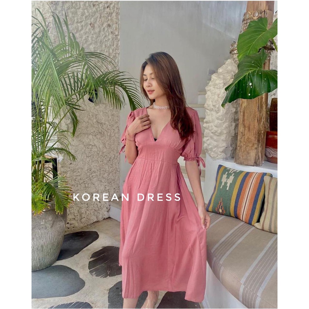 Jenny Korean Dress Rayon Twill Premium Terbaru