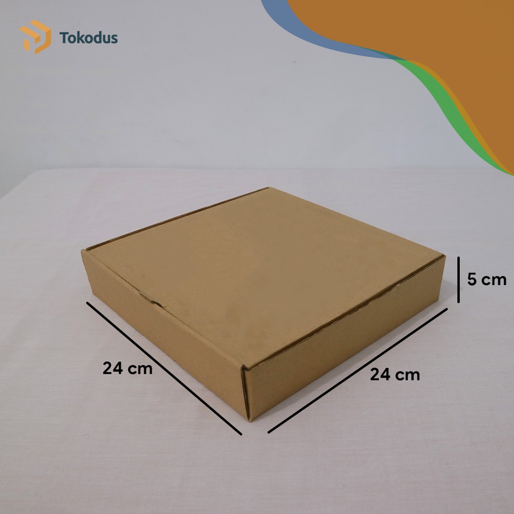 

Kardus Pizza 24x24x5 cm Kardus Hampers/Box Die Cut (Bisa Custom) - Tokodus Bandung