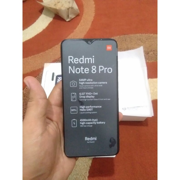Redmi Note 8 pro (6/64) second full set, no minus 1000%