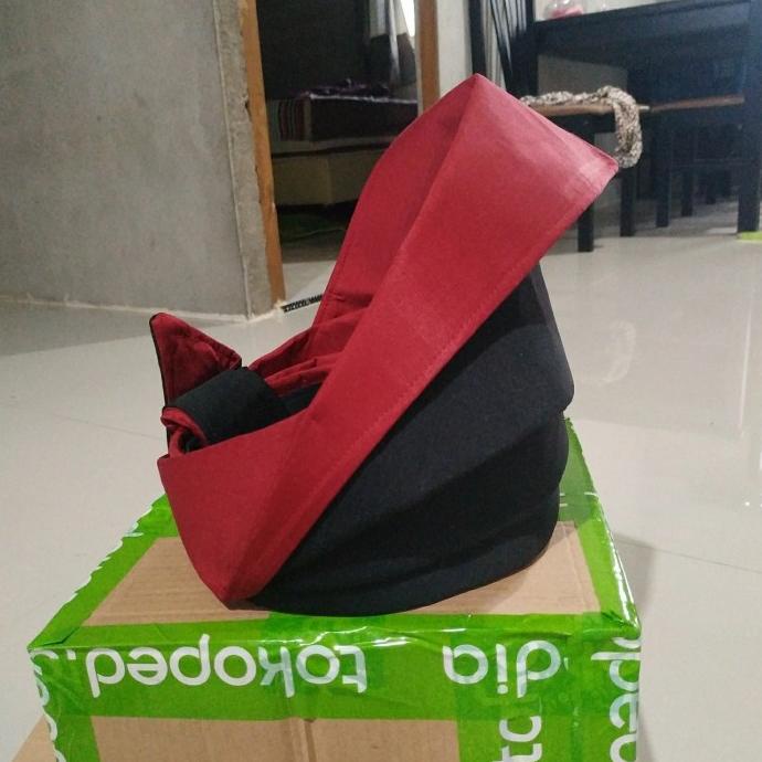 Promo Tanjak Melayu Kombinasi Merah Maroon Dan Hitam