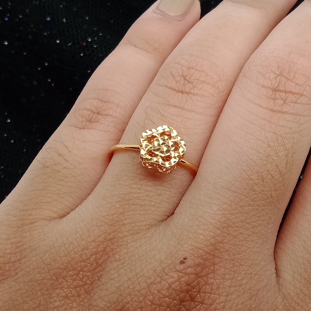 Cincin Emas 17K - 1.05 gr Kadar 750 - 674