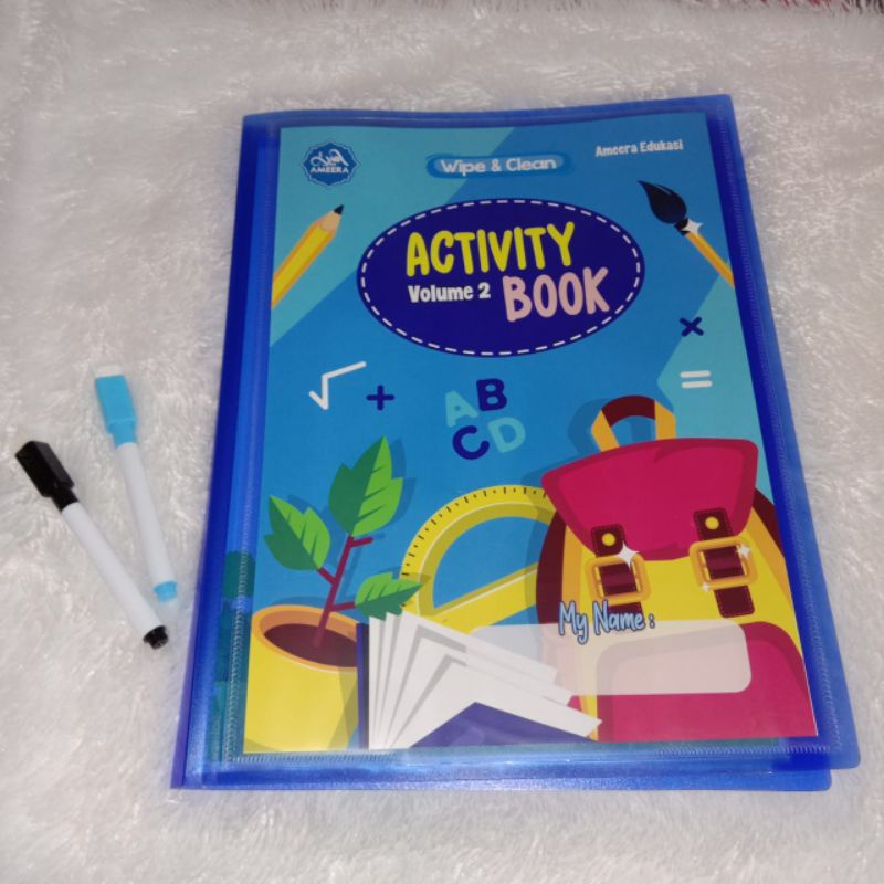 

Wipe And Clean Worksheet Buku Aktivitas Vol 1 (Pra TK/PAUD/2-5 thn)