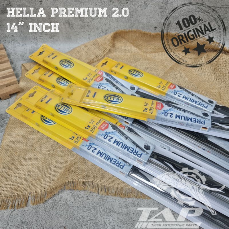 WIPER BLADE MOBIL HELLA PREMIUM 14” INCHI ORIGINAL