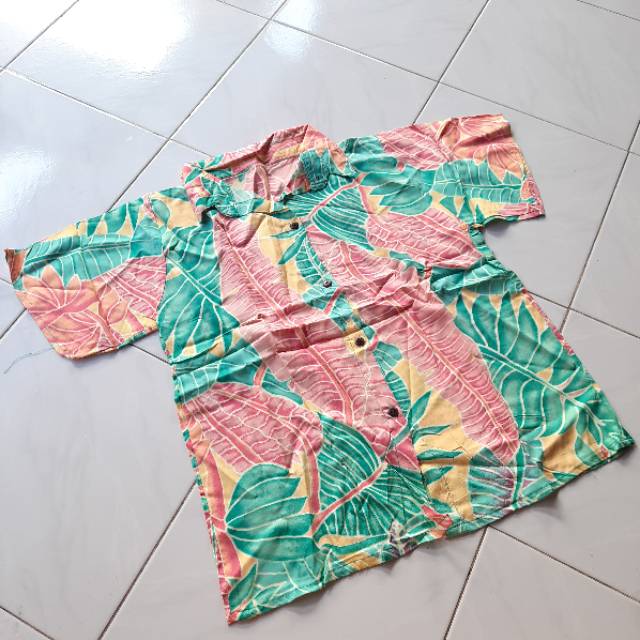 Kemeja Wanita/ Kemeja Pantai Murah / Baju Wanita Murah Motif Pantai