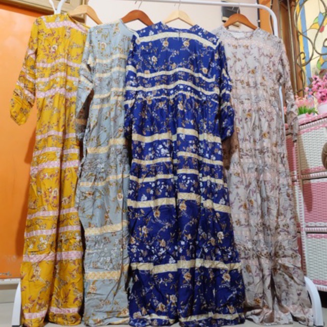 DRESS RAYON / DRESS / MAXI / HOME DRESS RAYON / HOME DRESS BUSUI / GAMIS RAYON / GAMIS RAYON BUSUI