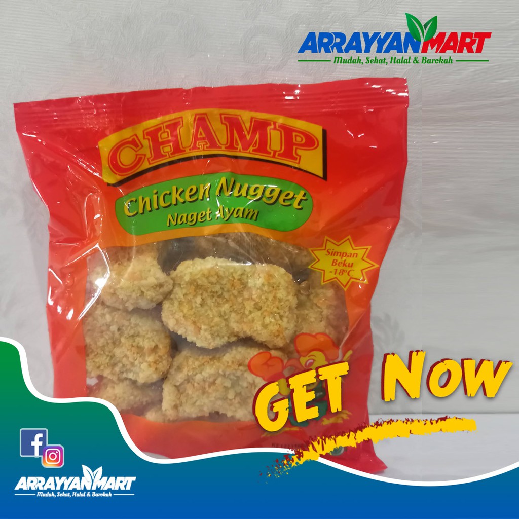 

CHAMP Chicken Nugget 250 gram / Naget Ayam 250 gram