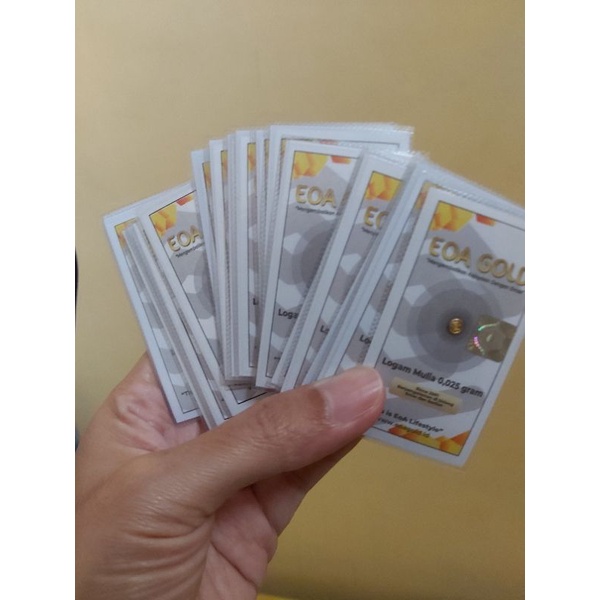 logam mulia EOA GOLD 0.025 gr
