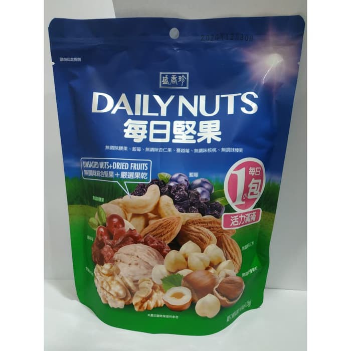 

Triko Daily Nuts cemilan kacang sehat Taiwan 125gr