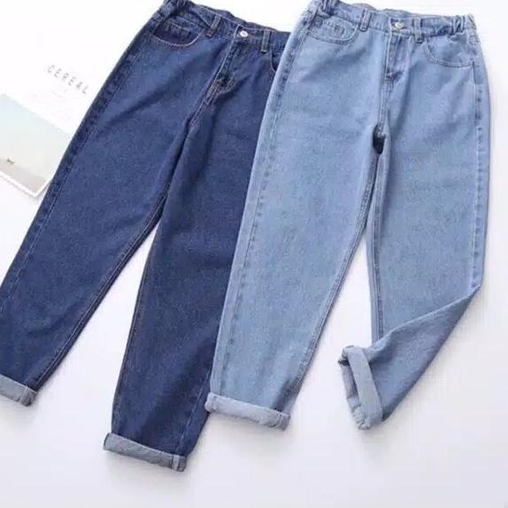 Terbaru Celana Boyfriend Jeans Black Snow Boyfriend Jeans Hitam Snow