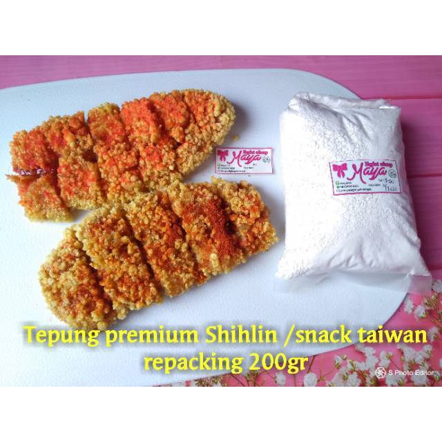 Tepung shihlin 200gr 100gr tepung kasar shihlin flour premium crispy ayam chicken termurah halal snack taiwan tepung serbaguna