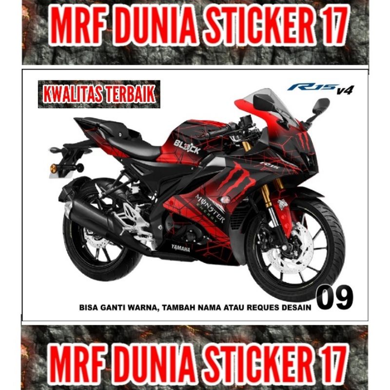 Sticker decal R15 V4 Full Body  Decal Motor R15 V4 Sticker Motor R15 V4 Decal Sticker Motor R15 V4 m