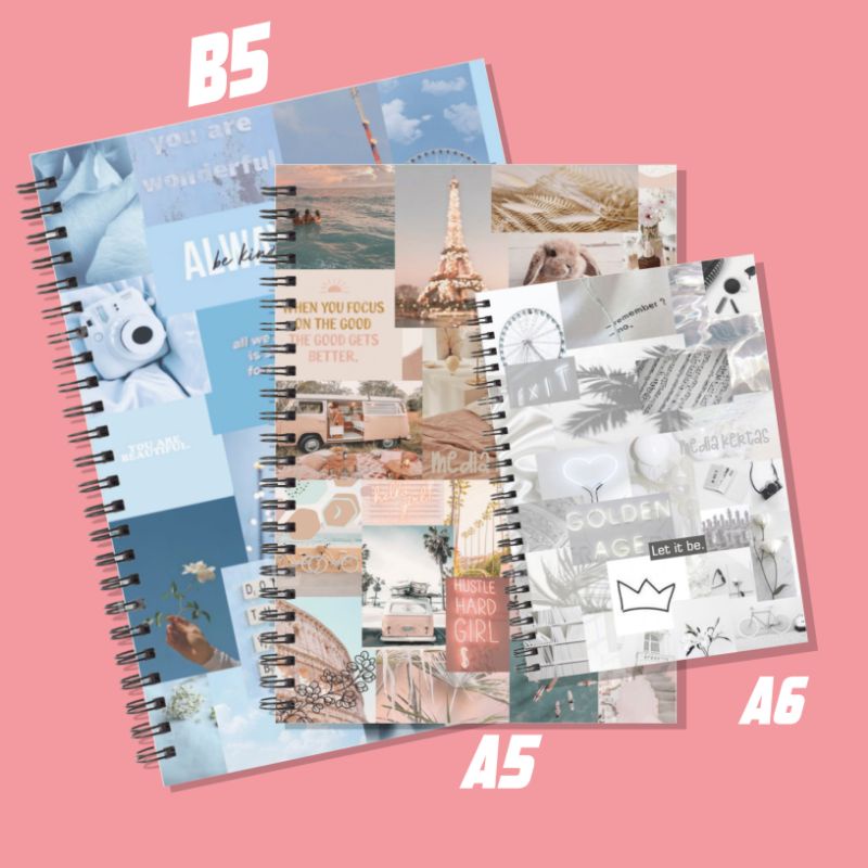 

Buku Sketsa Sketchbook B5 A5 A6 Polos Craft Vintage Sketch book Retro murah Brown buku sketsa keren