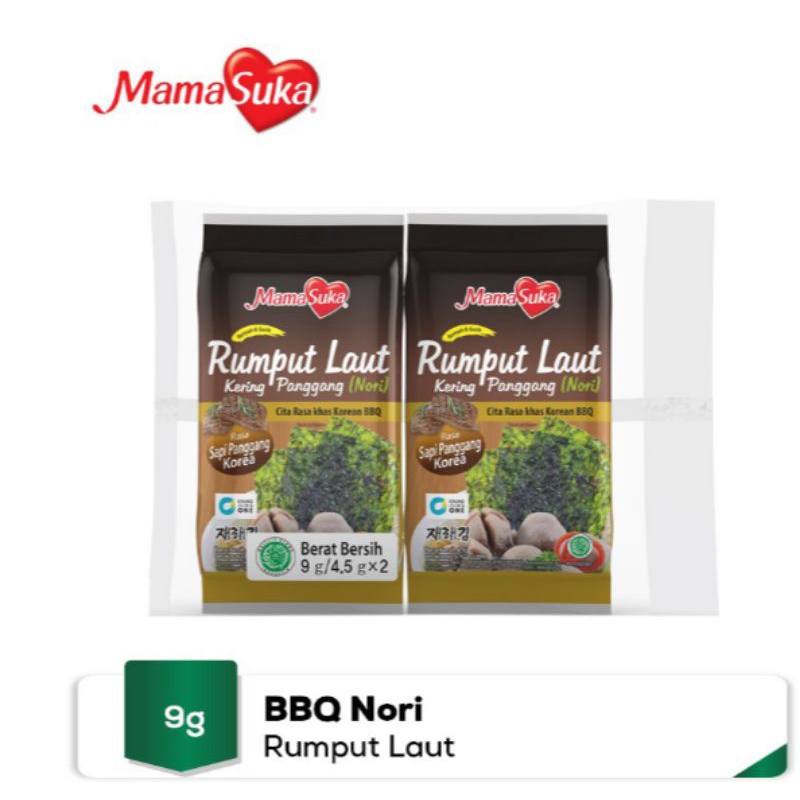 

(Desty Shop)MamaSuka Rumput Laut Sapi Panggang Korea 2 x 4.5 g