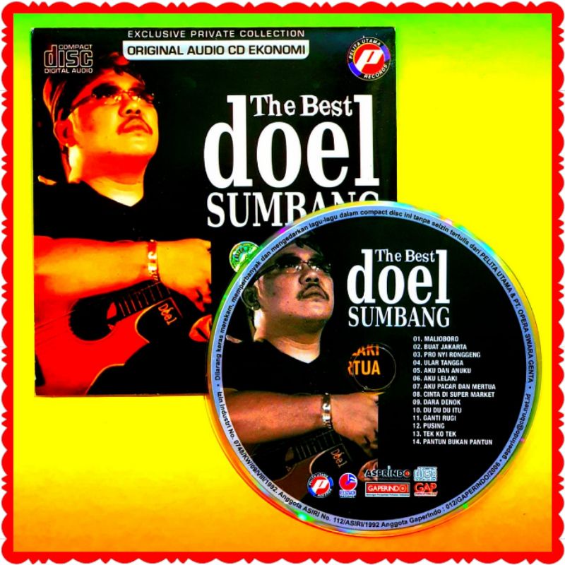 KASET ORIGINAL CD COMPACT DISC LAGU DOEL SUMBANG-KASET CD LAGU BUAT DI MOBIL AUDIO-KASET ASLI ORIGIN