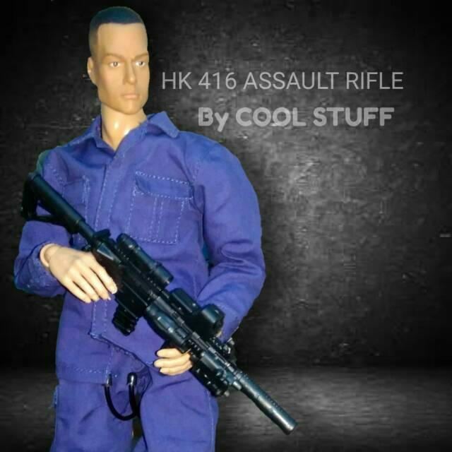 Miniatur Senjata HK416 SOP Mod Assault Rifle