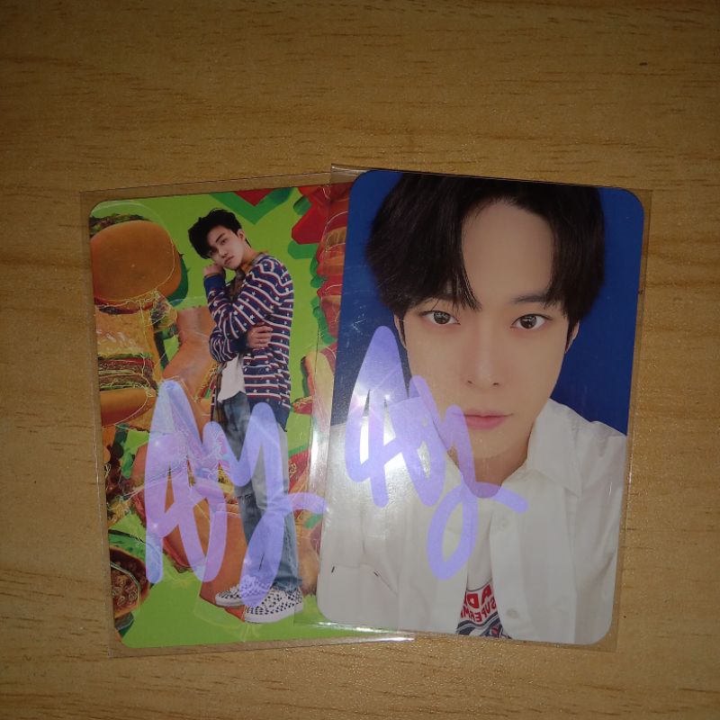 PC NCT 127 DREAM PHOTOCARD DOYOUNG JAEMIN BUNDLE MUMO STICKER 1 HOT SAUCE AR CLIP