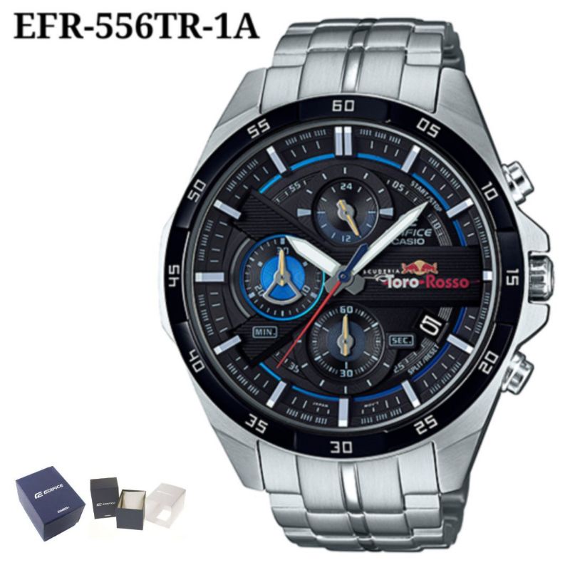 [ ORIGINAL ] JAM TANGAN PRIA CASIO EDIFICE EFR-556TR-1AJR | GARANSI 1 TAHUN | EF 556 , EFR556 ,EFR55