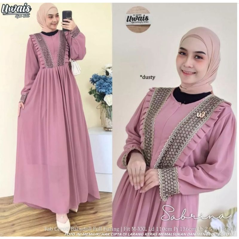 GAMIS CERUTY BABYDOLL SUPER JUMBO RENDA REMPEL DADA//GAMIS CERUTY BUSUI//GAMIS CERUTY RENDA KACA//GA