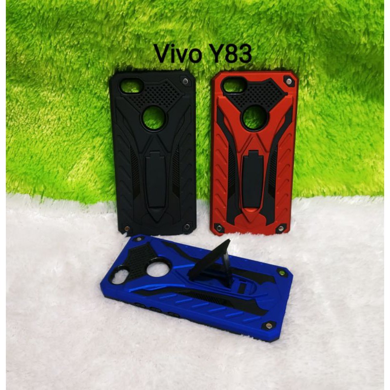 Hard Case Phantom Vivo Y83 Stand iron Transformers Hard Case Robot