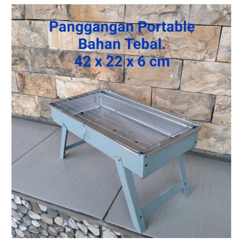 Bakaran Sate Portable / Alat Panggang Bbq / Bakaran Ayam, Sate Jagung Ikan