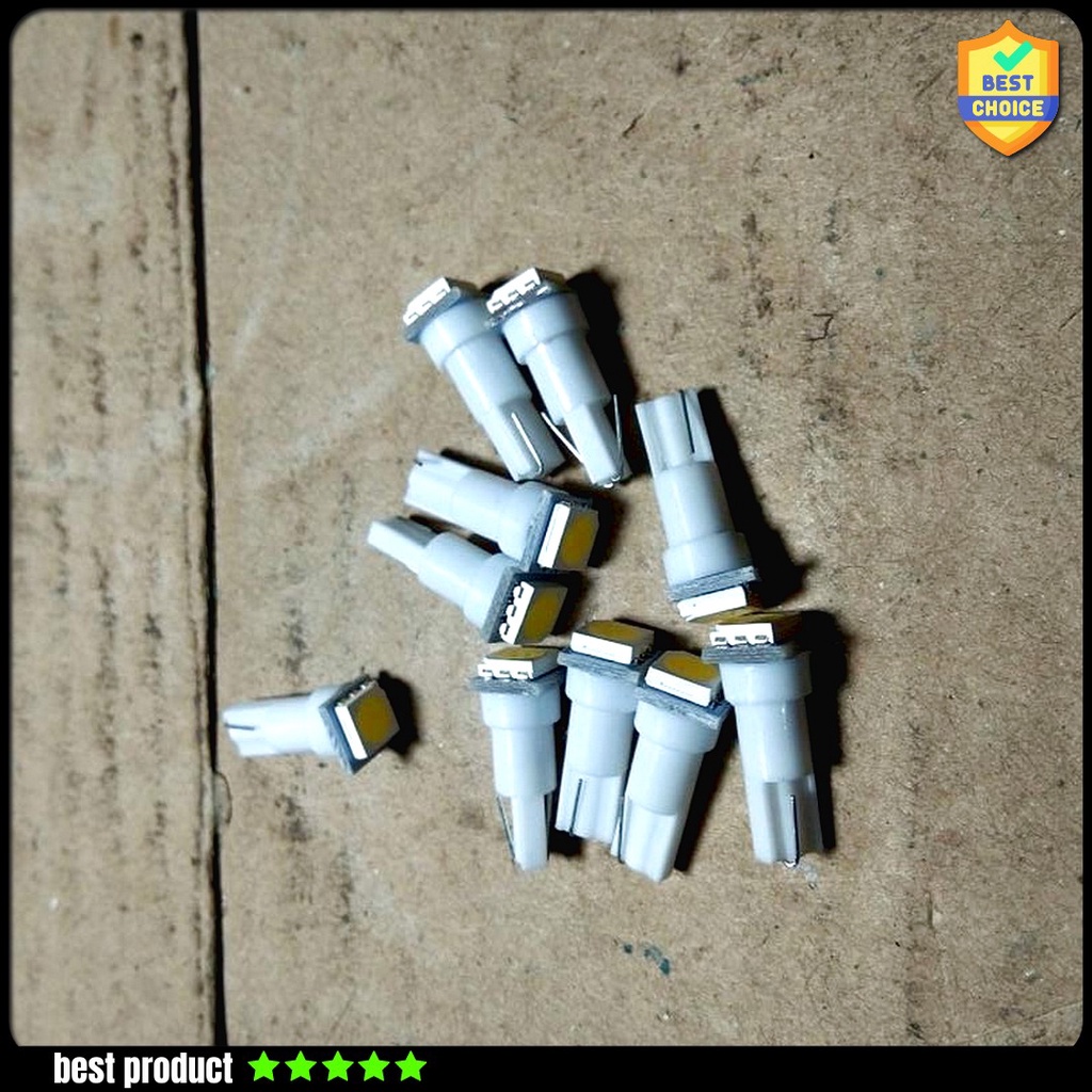 Bohlam Lampu T5 Putih Socket Soket T5 Dashboard Dasbor Panel Ac Speedometer Spidometer Toyota Avanza