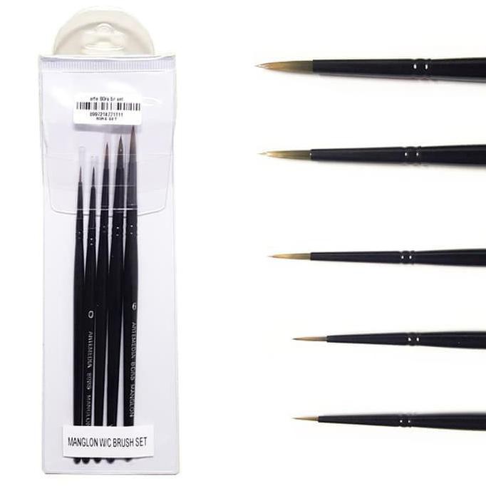 

Promo! Arte Manglon Watercolor Brush Set 5 - Kuas Cat Air Termurah