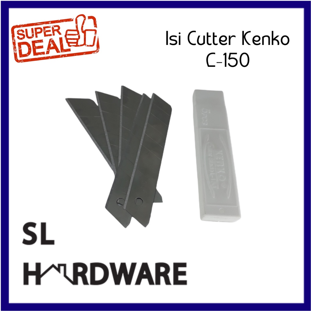 

Isi Cutter Isi Ulang / Kater / Cutter Besar isi 5 pcs