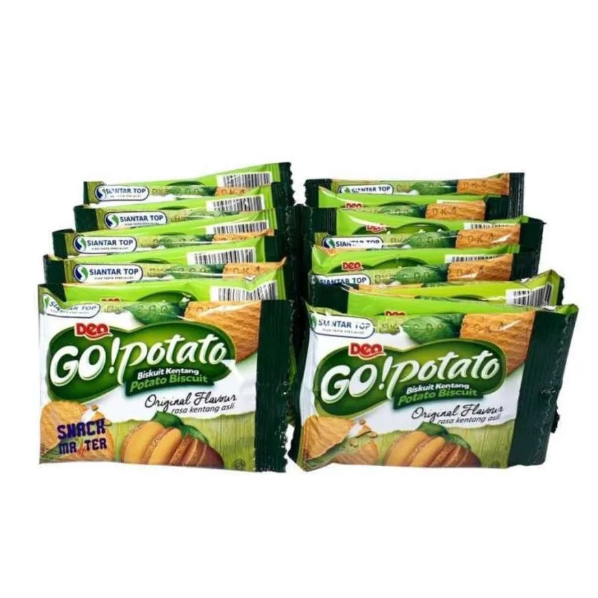 

Siantar Top Brio Go Potato Original 10 gram (20 pcs/pack)