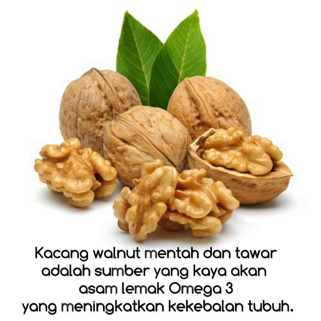 

Kacang Walnut Kupas Mentah 200 Gram