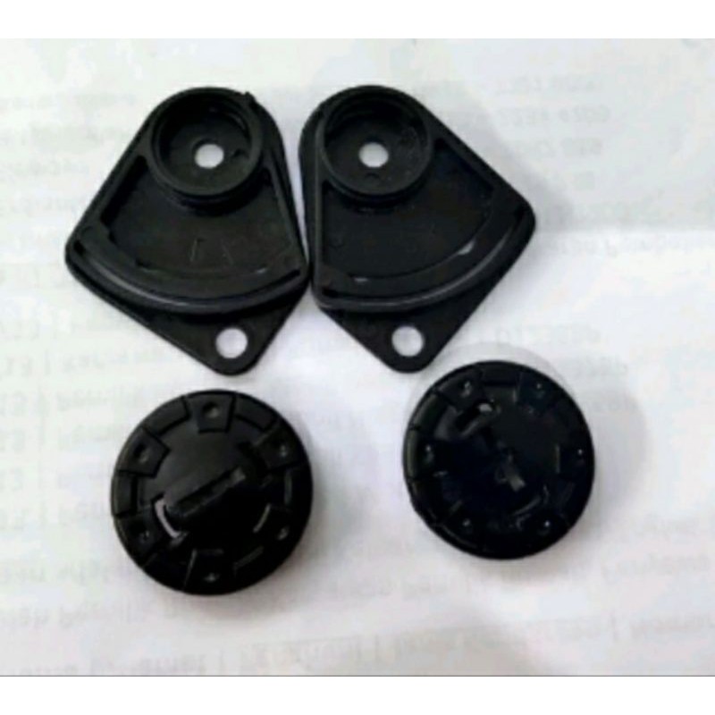 Rachet dan knob helm Yamaha Cargloss racer old