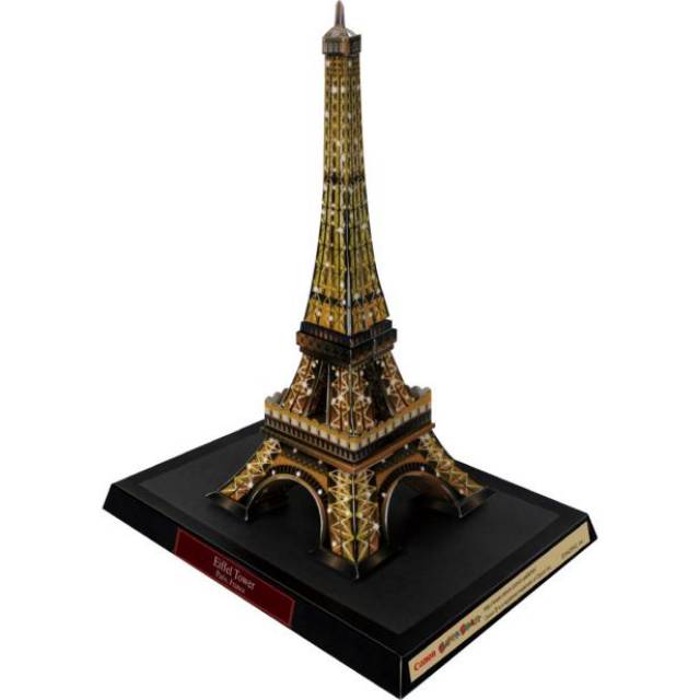 Eiffel Tower Night France papercraft