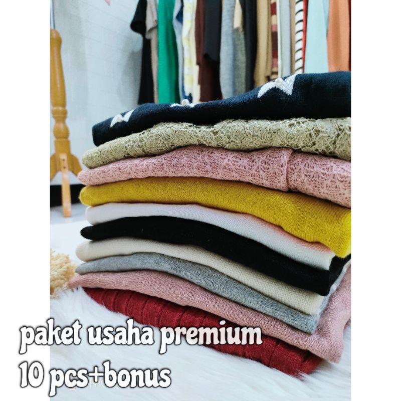 PAKET USAHA BAJU 10 PCS + BONUS
