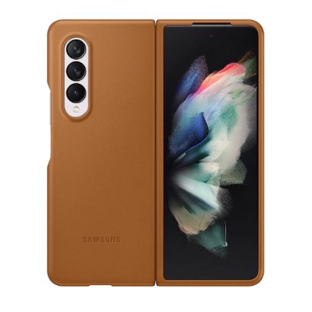 SAMSUNG Leather Cover Galaxy Z Fold3 5G Case Original100%