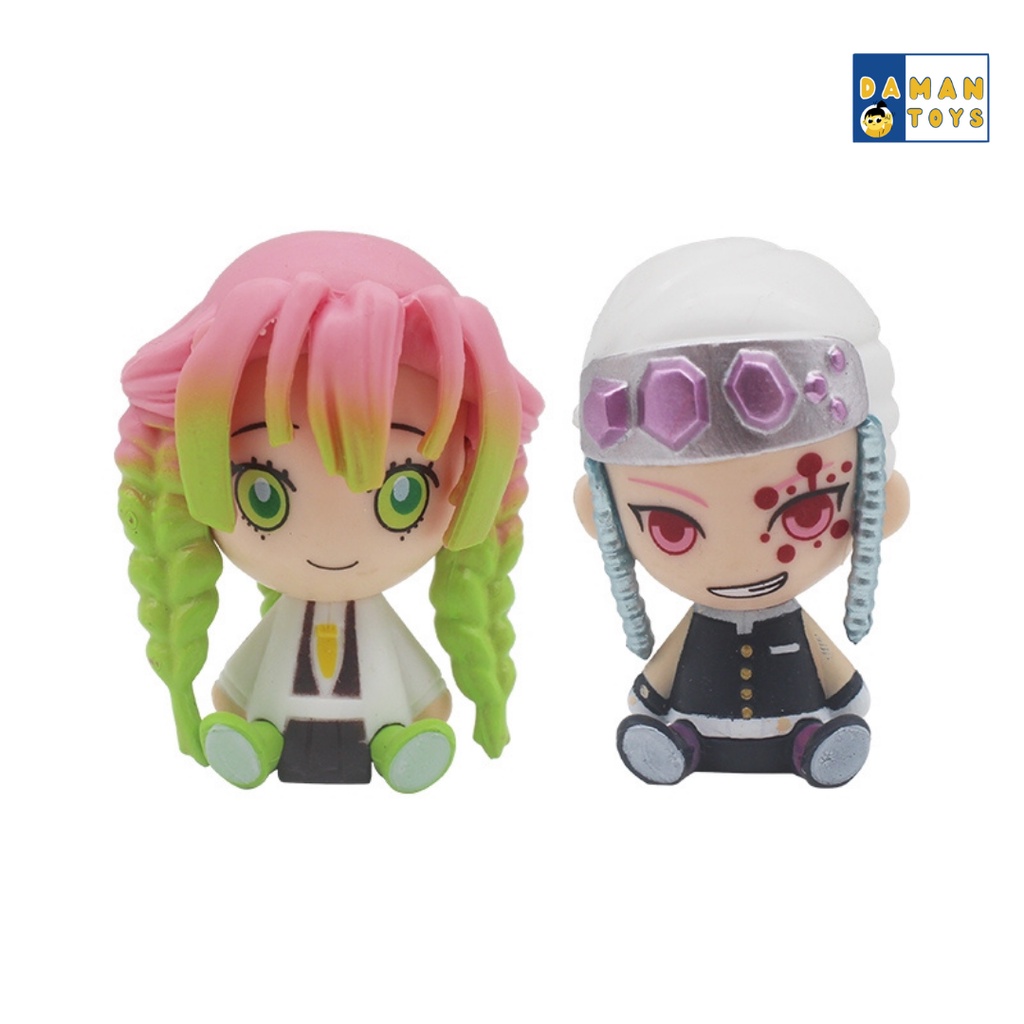 Action Figure Kimetsu No Yaiba Set 6 Pilar Hashira No Yaiba Chibi / Demon Slayer Figure Chibi Qversion