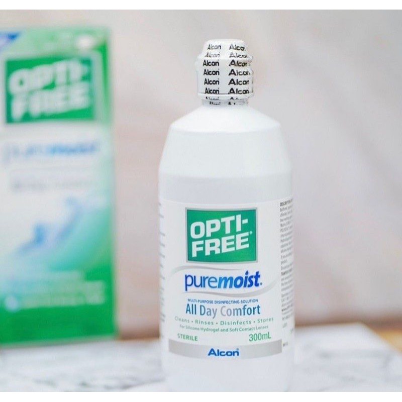 Cairan Pembersih Softlens Opti-Free Pure Moist 300ml by alcon / optifree puremoist by alcon