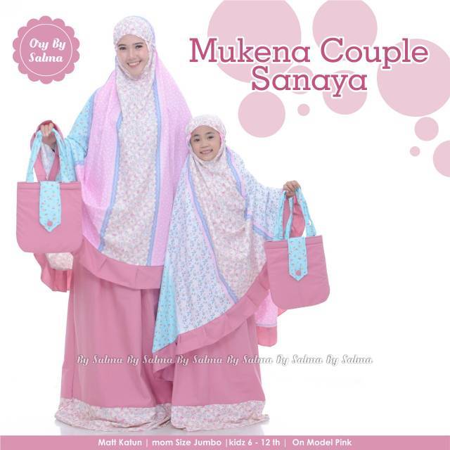 Mukena couple fahrina ibu anak