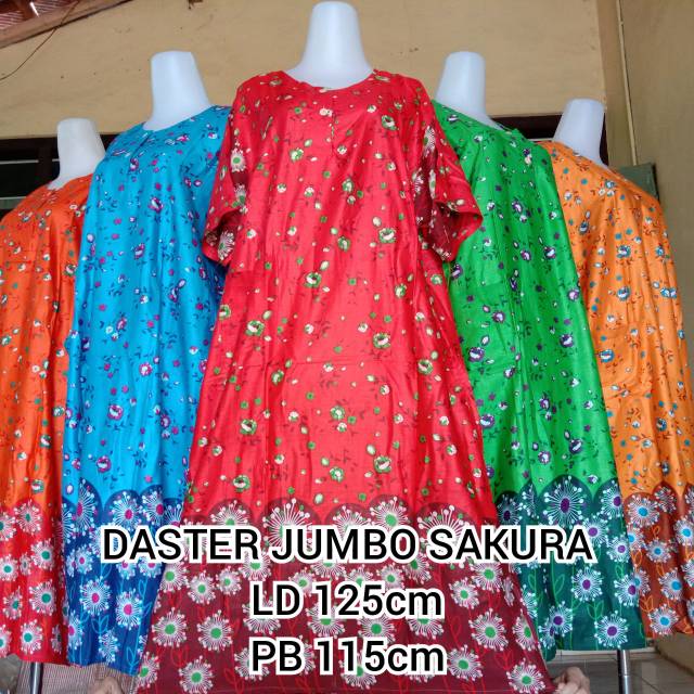 Grosir Daster Pekalongan size jumbo motif parang fashion wanita termurah daster sakura