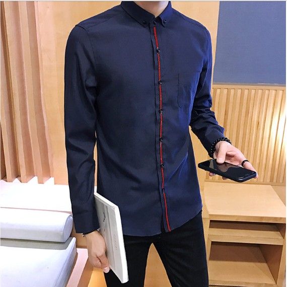  GUCCI  TOP KEMEJA FORMAL PRIA KOREA KANTOR MODEL BARU 