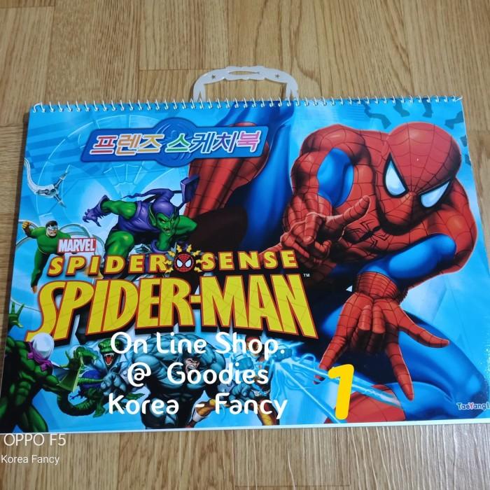 

Lora | Ori Korea Buku Gambar Spiral Spiderman Ready Stock