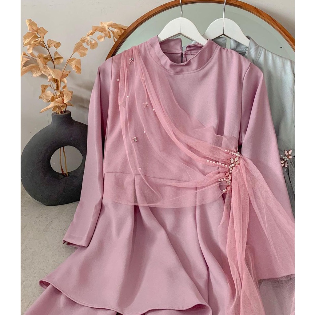 GAMILA DRESS / DRESS PAYET / SERAGAMAN / DRESS KONDANGAN / DRESS RAYA