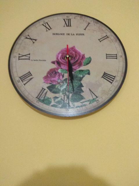 Wooden Projects Jam Dinding Vintage Cantik Unik Dekorasi Rumah - Cv1