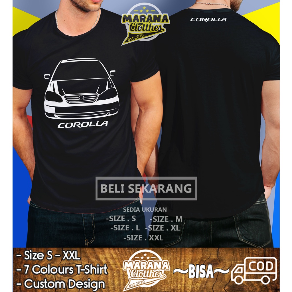 Kaos Mobil Toyota Corolla Altis 1st Gen Baju Otomotif