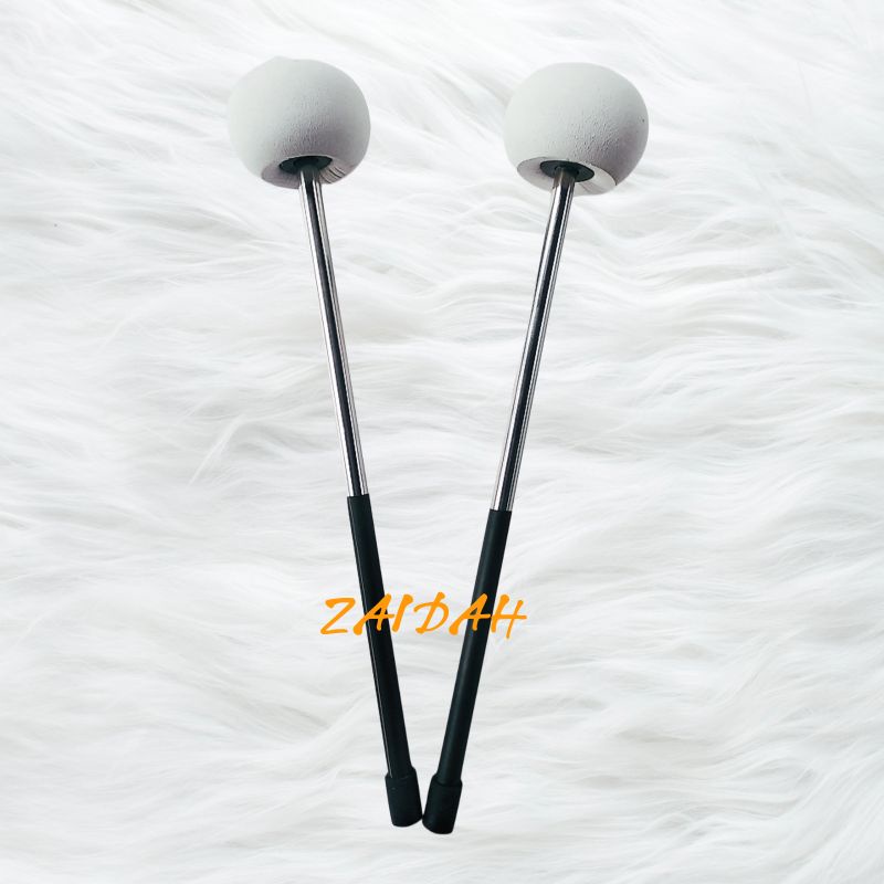 Stik Bass Hadroh Stik Bass Rebana Stenlis Stik Bass Drumband Full Spon 1 stik