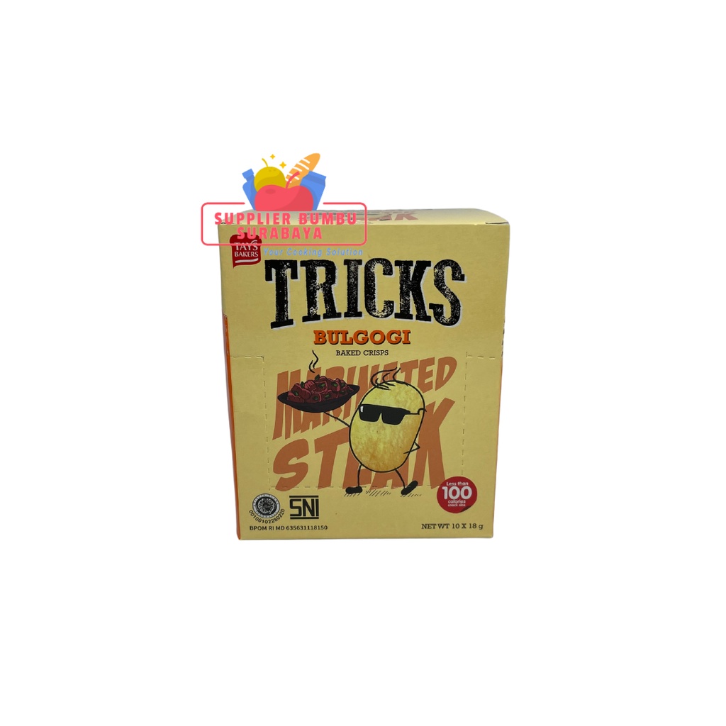 Tricks Biskuit Kentang Potato Baked Crisp Snack 1 Box 10 pcs