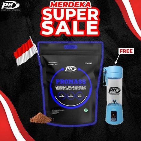 

Promass 12LB Susu Penambah Berat Badan Tinggi Kalori Tinggi Protein