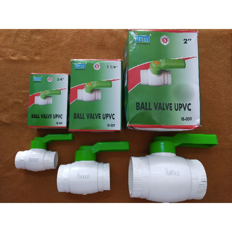 Stop kran ball Valve PVC IGM