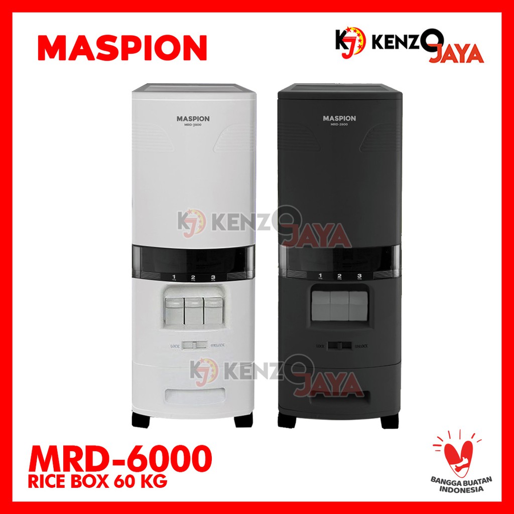 Rice Box MASPION 60 Kg MRD6000