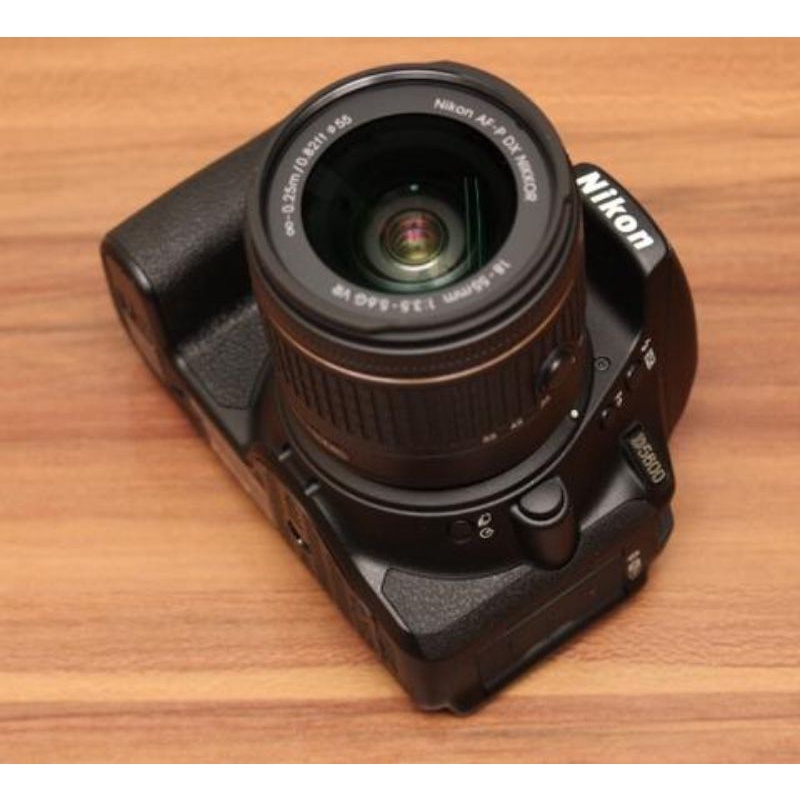 Camera Kamera DSLR SLR Nikon D5600 Lensa 18-55mm Hitam Murah